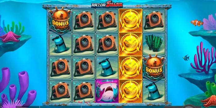 Fitur Bonus Slot Razor Shark