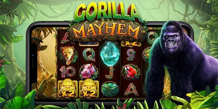 Gorilla Mayhem - Slot Online Dengan Tema Hutan yang Memukau & Menguntungkan